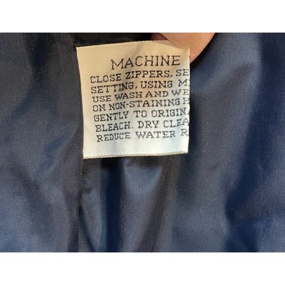 Sno Rags Unisex Size L Navy Red And White Winter Ski Full Zip Jacket-Vintage - Picture 5 of 9